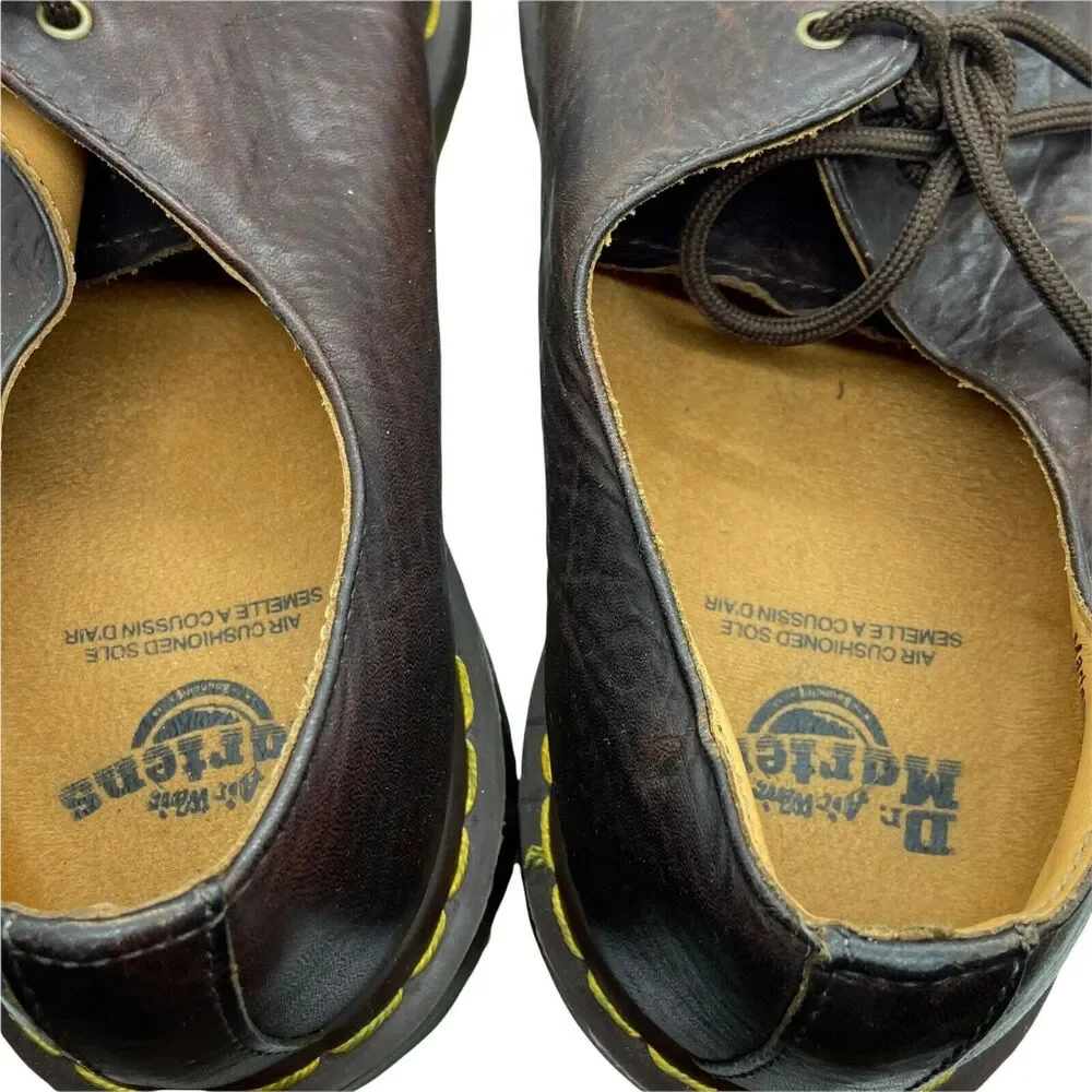 Dr. Martens Mens 1461 Brown Lace Up Round Toe Oxford Casual Shoes Size 11 M